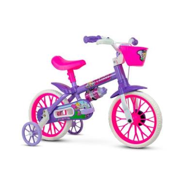 Imagem de Bicicleta Infantil Nathor Violet Aro 12 Menina Rosa 3-5 Anos