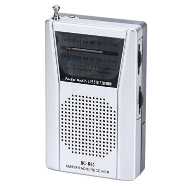 Imagem de Rádio de bolso embutido para presente ao ar livre AM FM pequeno rádio