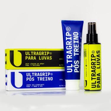 Imagem de Ultragrip Kit Grip Líquido Cola Para Luvas De Goleiro 120ml E Creme Hi