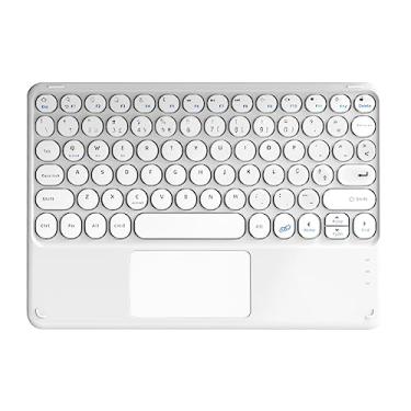 Imagem de WB Teclado com Trackpad para Tablet e iPad (Branco)