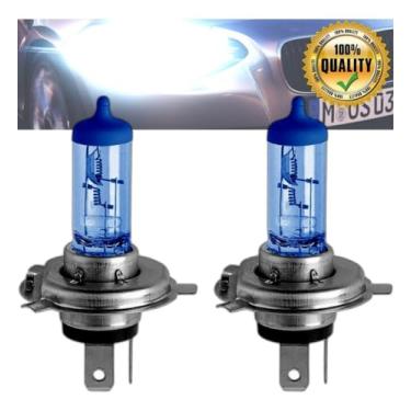 Imagem de Lampada par H4 Super Branca 8500k 12v 55w efeito xenon