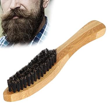 Imagem de Escova De Barba Para Homens, Escova De Barba Profissional Para Viagem, Portátil, Estilo De Cabeça De óleo, Escova Para Cuidados Diários Com A Barba