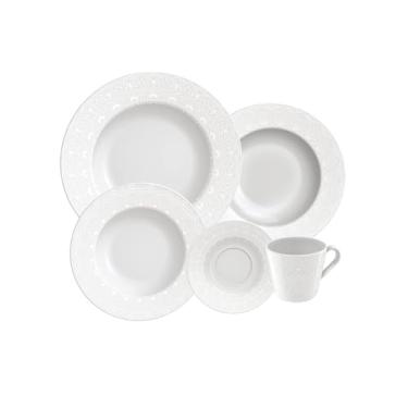 Imagem de Aparelho de Jantar Tramontina Alicia em Porcelana Decorada 20 Peças