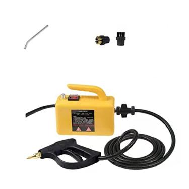 Imagem de Limpador de esfregão a vapor 2600W Limpadores em spray de alta pressão Máquina de esterilização a vapor de alta temperatura para limpeza de carro/frango/geladeira/ar-condicionado (cor: amarelo,