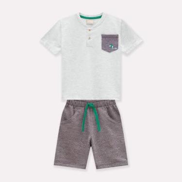 Imagem de Conjunto Infantil Masculino Camiseta + Bermuda Milon 15076