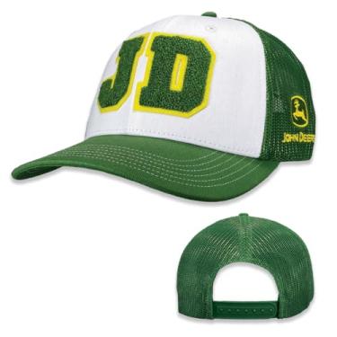 Imagem de John Deere Boné de beisebol, boné de caminhoneiro, chenille, verde, verde, tamanho único, Verde, Tamanho �nico