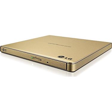 Imagem de LG Electronics Unidade externa USB 3.0 Super-Multi Slim portátil DVD+/-RW para PC Windows, Linux, Mac OS com suporte M-DISC GP65NG60 (dourado)