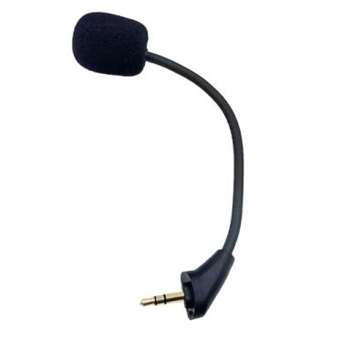 Imagem de NewTH Microfone de substituição Cloud Alpha Game Mic com cancelamento de ruído Boom apenas para Kingston HyperX Cloud Alpha/Cloud Alpha S Pro, PS4, PS5, computador, PC, jogos, conector de 3,5 mm