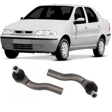 Imagem de Terminal de Direção Fiat Siena Dianteiro 1998 Até 2012 Flex Automotive O Par