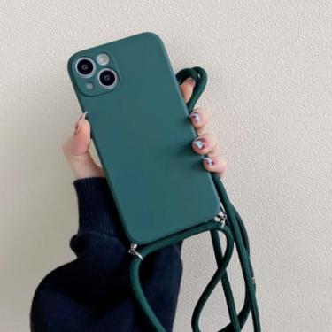 Imagem de Crossbody colar cinta cordão cabo quadrado silicone caso de telefone para huawei p20 p30 lite p40 p50 pro mate 9 10 20 30 capa, x5, para p50 pro