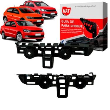 Imagem de Suporte Guia Parachoque Saveiro G7 2017 Até 2018 Dianteiro (Lado Direito)