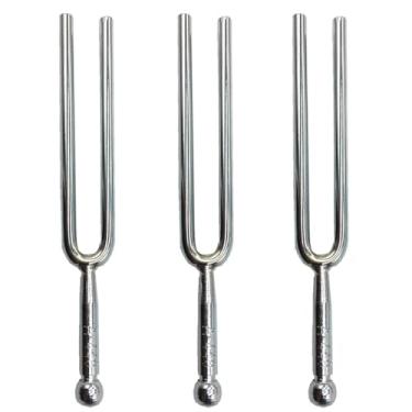 Imagem de 3 peças, diapasão de 440 Hz, ferramenta de tom de afinador padrão, instrumentos musicais compatíveis com dispositivo afinador de violino