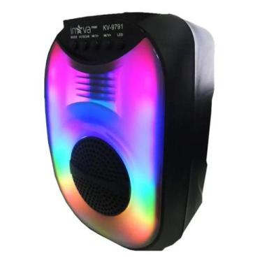 Imagem de Caixa de Som Bluetooth Bate Rec FM MicroSD USB KV-9791-Inova