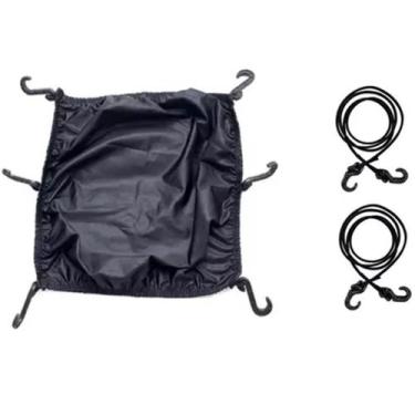 Imagem de Rede Aranha Fechada Capacete Moto 42x42 + 2 Extensor 1,50 M. - NoBrand