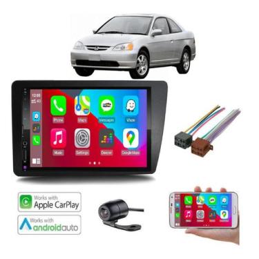 Imagem de Mp5 Multimidia Android Auto iOS Carplay Civic 2004 2005 2006 - Sp. Rep
