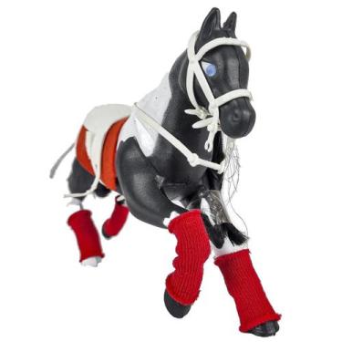 Imagem de Brinquedo Cavalo Realista Grande Animais Da Fazenda 20cm - Apolo Brinq