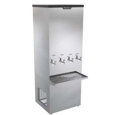 Imagem de Bebedouro Industrial 200 Litros Venâncio Inox 4 Torneiras Geladas 127V