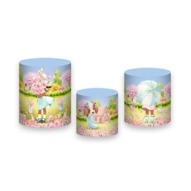 Imagem de Trio de Capas de Cilindro - Jardim Porta Bonecas 032 - Via Cores