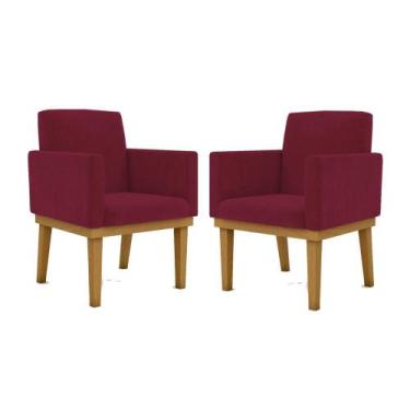 Imagem de KIT 02 Cadeiras Com Base Mesa De Estudos Poltrona Decorativa - Balaqui