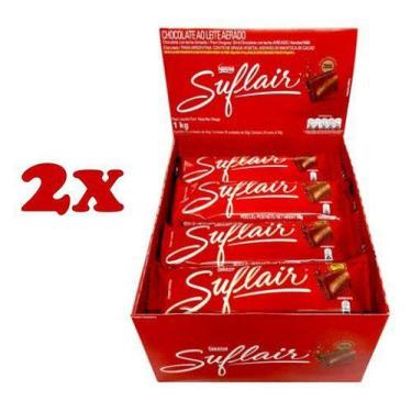 Imagem de Suflair Chocolate Nestlé  2 Caixas Com 20 Unidades De 50g
