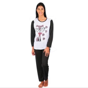 Imagem de Pijama Longo Feminino Malha Adulto Manga Comprida TB moda fitness, Sor