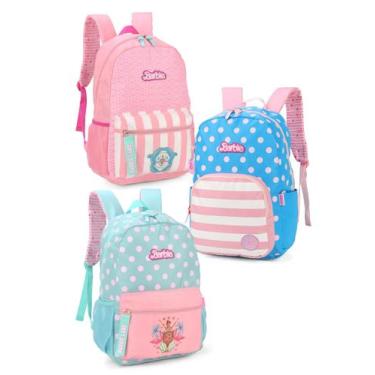 Imagem de Mochila Escolar de Costas Barbie (MS46806BB), Rosa