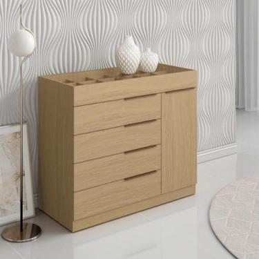 Imagem de Cômoda 5 Gavetas 1 Porta 4147 Aramóveis, Atacama
