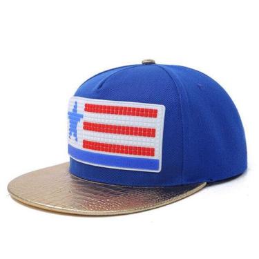 Imagem de Boné Unissex  Hip-Hop Com Estampa De Snapback RANAWELLA - ElaShopp