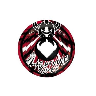 Imagem de Darkstar Roda de mármore Bolt (preto/vermelho, 130 cm)