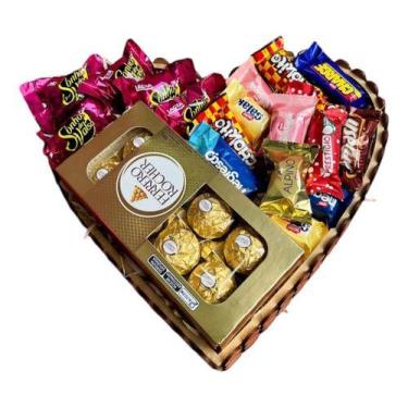 Imagem de Coração Presente Especial Chocolate Ferrero E Nestlé - Nestle