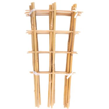 Imagem de Avalution Treliça de Bambu de 10 Pacotes para Plantas de Escalada 16 "Treliça de Escada de Jardim Natural, Treliça de Suporte de Planta Em Forma de Leque para Decoração de Plantas Em Vasos