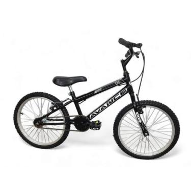 Imagem de Bicicleta Infantil Aro 20 Avance SX Freios V-brake, Preto, Branco