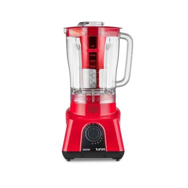 Imagem de Liquidificador Multi Turbo, 2,6 Litros, 1200W, 220V, Vermelho, LQ1204, MULTI