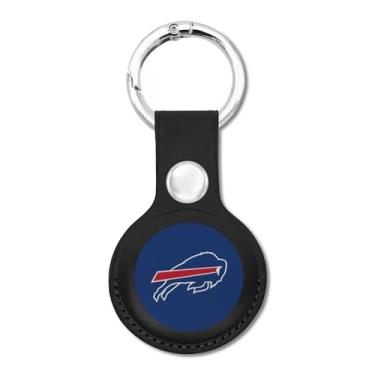 Imagem de Chaveiro NFL Buffalo Bills Suporte para Apple AIR TAG para cães e gatos, capa para Apple Airtag Tracker, suporte de pingente de dispositivo de rastreamento de cães GPS