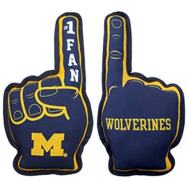 Imagem de Pooch Pad Protection NCAA Michigan Wolverines Brinquedos e jogos para fãs de esportes, cor do time, 15 x 25 cm