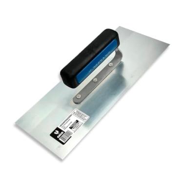 Imagem de Desempenadeira Galo Aço Inoxídavel 120x290mm Para Efeitos Decorativos Massa Corrida Gesso Original P/Pedreiro - (112/00)