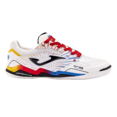 Imagem de Joma Tênis de futebol masculino FS Reactive 24 Indoor, A 5, Branco, vermelho, 41