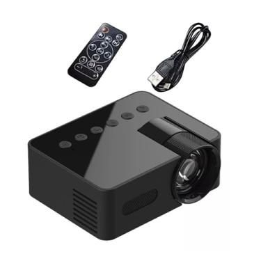 Imagem de Projetores USB, tela síncrona de projeção frontal com alto-falante interno, HD 1080P