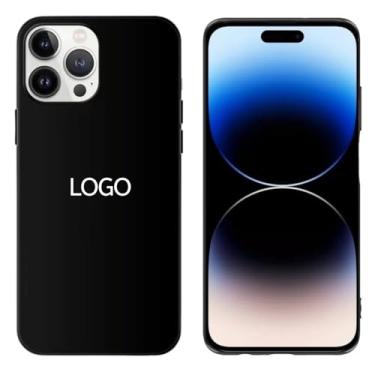 Imagem de Capinha Premium Aveludada para iPhone 14 Pro, Capa Preta