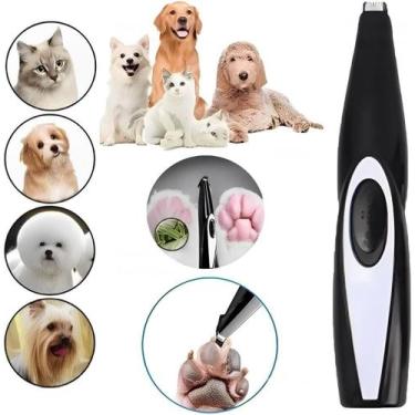 Imagem de Super Maquininha Tosa Kit Pet Silenciosa Aparador Recarregável Cachorr
