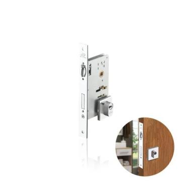 Imagem de Fechadura Imab 4700 Trinco Rolete Cilindro 70mm Cromado