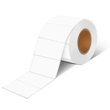 Imagem de Etiquetas térmicas de 10 cm x 5 cm – livre de BPA, forte aderência, à prova d'água e resistente a arranhões – Compatível com impressoras térmicas, etiquetas de código de barras, etiquetas de envio,