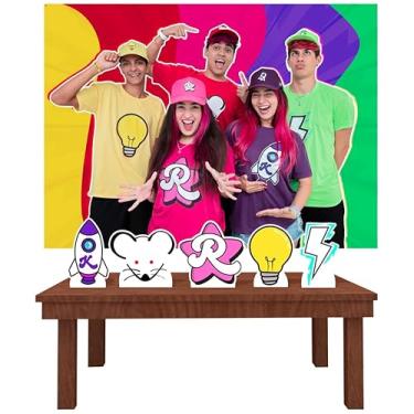 Imagem de Kit Decoração Festa de Aniversário Infantil Painel + Displays Emilly Vick