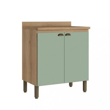 Imagem de Balcão 2 Portas com Tampo 80cm Finesse THB