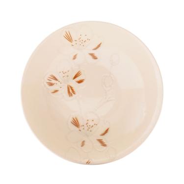 Imagem de Jogo De Pratos Fundos Em Cerâmica Unni Com 6 Peças 20,5cm Oxford Orquídea