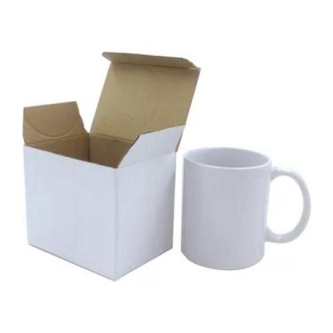 Imagem de Caneca Branca de Porcelana para Sublimação 325ml TRIX