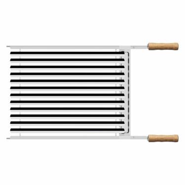 Imagem de Grelha Tramontina Churrasco Em Aço Inox Com Cabo de Madeira 26492003