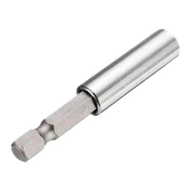 Imagem de Adaptador Magnético Soquete p/ Bits 1/4" 60mm Parafusadeira - Fertak