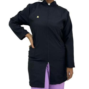 Imagem de Jaleco OXFORD Manga Longa. - Aide Jalecos,  Preto, P