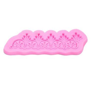 Imagem de Moldagem de Bolo Em Relevo, 3 PCs Feather Fondant Mold Silicone Não Stick Food Grade Candy Mold Baking Tools para Fornos, Lava -louças de Microondas